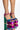 Front View Azalea Wang The Way You Move Chunky Sandal In Multi