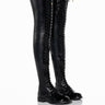 Front View Azalea Wang These Are My Only Intentions Thigh High Flat Boots