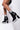 Front View Azalea Wang Thinking Out Loud Chunky Heel Bootie In Black in Black