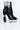 Side View Azalea Wang Thinking Out Loud Chunky Heel Bootie In Black in Black