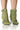 Front View Azalea Wang Thistle Green Bootie