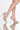 Front View Azalea Wang Time Is Money Stiletto Pump In Nude