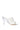 Side View Azalea Wang Tishala Wedge Sandal In White