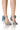 Front View Azalea Wang Toshi Denim Flower Detail Sandal