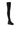 Back View Azalea Wang Trim Sureva Thigh High Boot With 4 Way Stretch In Black