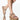 Front View Azalea Wang Turn Up The Heat Flatform Sandal In Nude