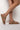 Side View Azalea Wang Turn Up The Heat Flatform Sandal In Nude