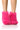 Front View Azalea Wang Tutu Tulle Stiletto Bootie In Fuchsia