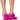 Front View Azalea Wang Tyree Fuchsia Feather Embellished Sandal