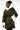 Front View Azalea Wang Undercover Faux Fur Lined Camo Coat