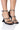 Front View Azalea Wang Unlimited Embellished Sandal In Black