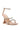 Back View Azalea Wang Unlimited Embellished Sandal In Nude