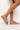 Side View Azalea Wang Unwind With Me Flat Sandal In Nude