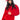 Front View Azalea Wang Velvet Red Wrap Puffer