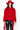 Side View Azalea Wang Velvet Red Wrap Puffer