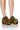 Front View Azalea Wang Vesta Multi Brocade Clog