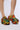 Front View Azalea Wang Vesta Multi Brocade Clog