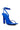 Back View Azalea Wang Violeta Gem Heel Sandal In Blue