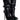 Front View Azalea Wang Vip Slouch Stiletto Bootie In Black