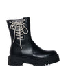 Side View Azalea Wang Vixey Embellished Chelsea Boot