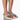 Front View Azalea Wang Wake Me When Its All Over Flat Sandal In Nude