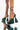 Front View Azalea Wang Wake The Neighbors Chunky Sandal In Green