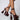 Front View Azalea Wang Wake The Neighbors Chunky Sandal In Nude Croc in Brown