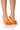 Front View Azalea Wang Walk On By Puff Sandal In Orange