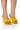 Front View Azalea Wang Walk On By Puff Sandal In Yellow