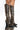 Front View Azalea Wang Way Out West Chunky Boot In Black