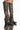 Front View Azalea Wang Way Out West Chunky Boot In Black