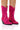 Front View Azalea Wang Wellington Embellished Western Bootie In Fuchsia