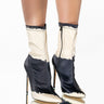 Front View Azalea Wang West Coast Stiletto Bootie In Multi