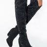 Front View Azalea Wang Where I Want To Be Chunky Boot In Black