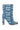 Side View Azalea Wang Whitehaven Distressed Denim Embellished Bootie