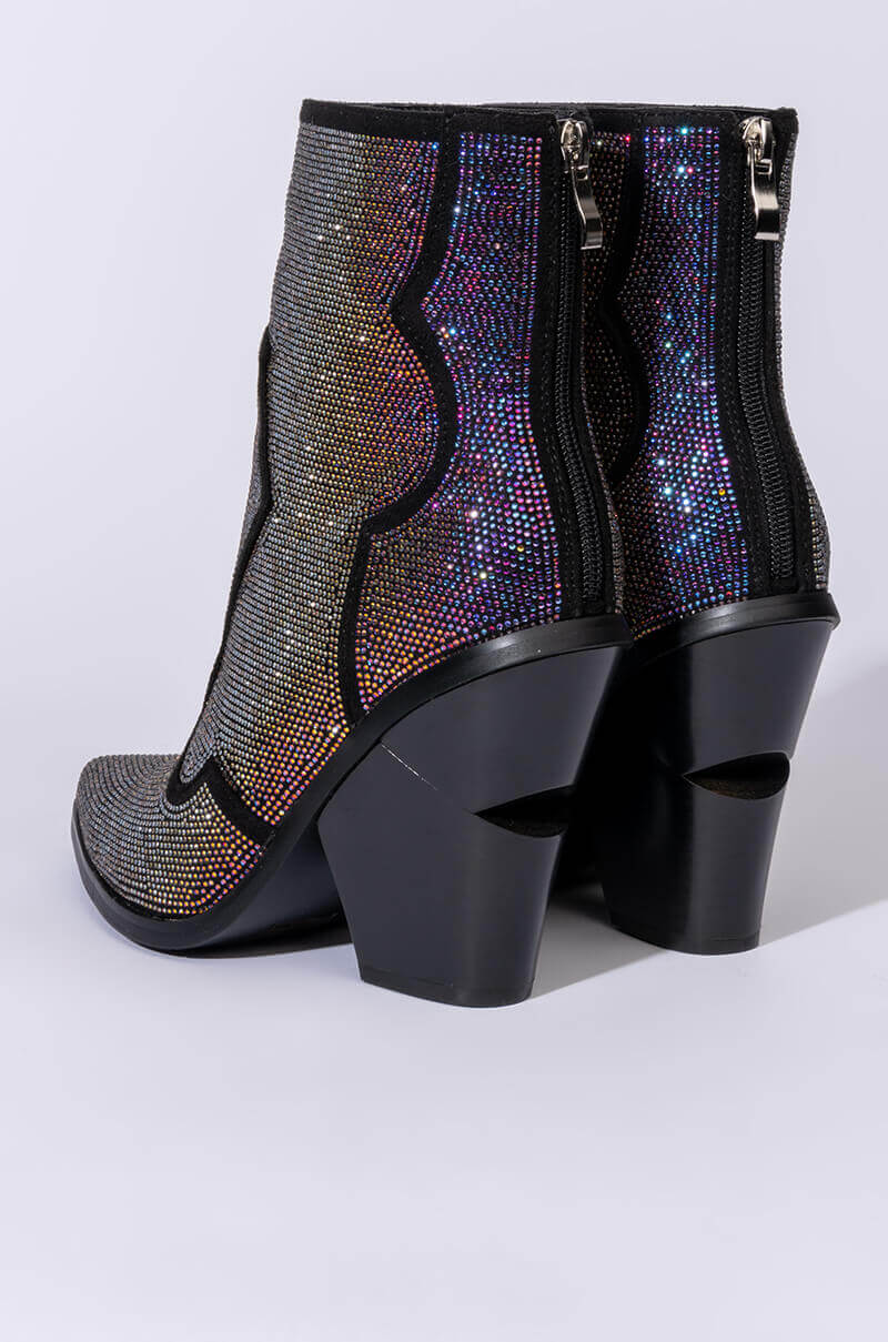 Full View Azalea Wang Why So Serious Chunky Bootie In Multi
