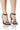 Front View Azalea Wang Wiggly Black Abstract Sandal