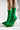 Extra View Azalea Wang Wilber Bootie With Stretch Neoprene In Green