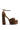 Back View Azalea Wang Wilmore Leopard Chunky Sandal