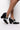 Side View Azalea Wang Work Hard Play Hard Chunky Heel Loafer In Black White