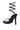 Detail View Azalea Wang Wrenley Rhinestone Stiletto Sandal In Black