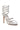 Back View Azalea Wang Wrenley Stiletto Sandal In White