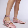 Front View Azalea Wang Xandra Pink Ballet Flat