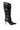 Side View Azalea Wang Ximena Belted Hardware Boot In Black