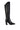 Side View Azalea Wang Yahya Black Asymmetrical Topline Boot