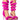 Front View Azalea Wang Yaseen Faux Fur Coil Wrap Stiletto Sandal In Pink