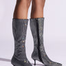 Front View Azalea Wang Yoel Embellished Boot