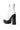 Detail View Azalea Wang You Go-go Girl Chunky Platform Bootie In Black White