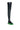 Back View Azalea Wang You Know You Love It Thigh High Stretch Flatform Boot In Green