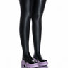 Front View Azalea Wang You Know You Love It Thigh High Stretch Flatform Boot In Periwinkle